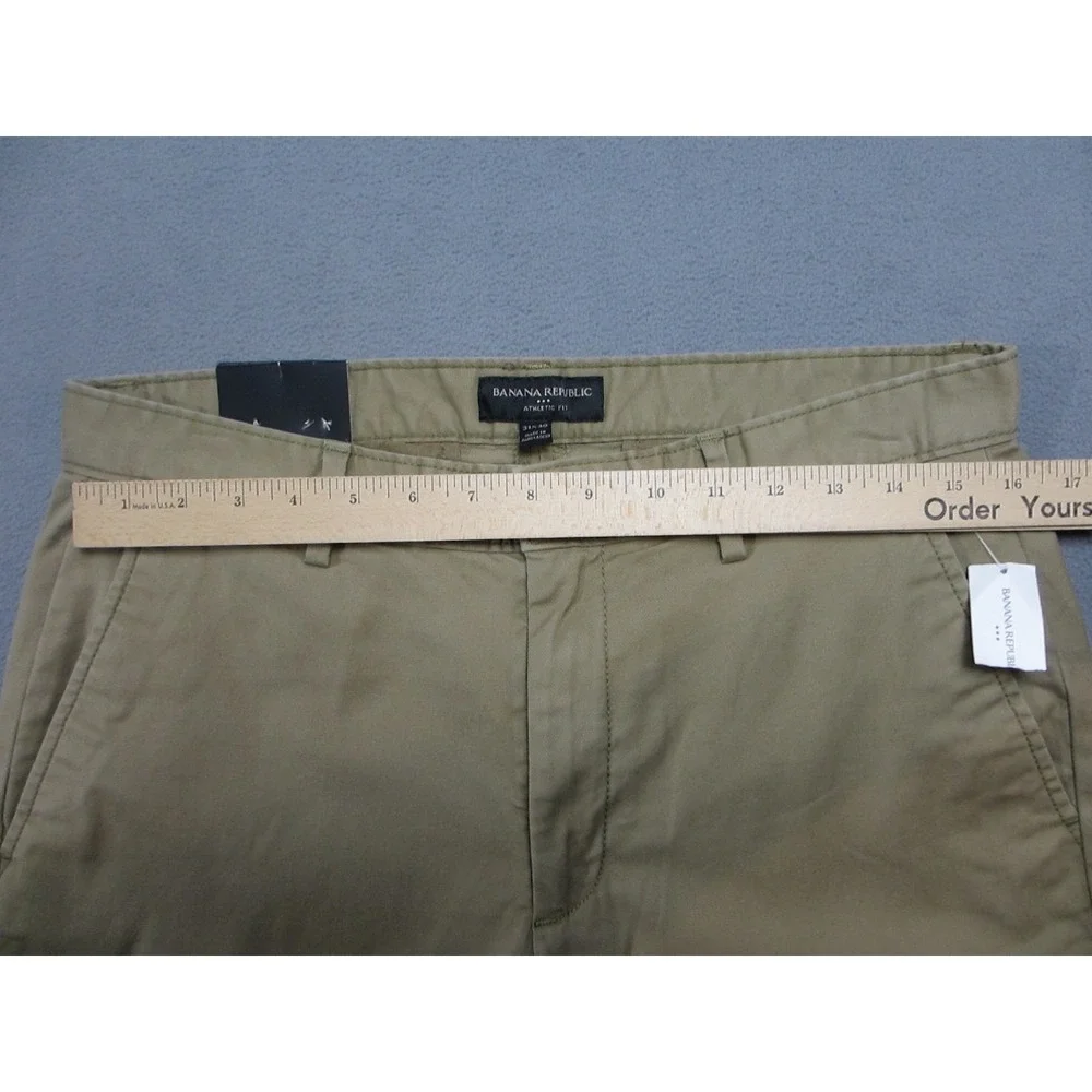 Banana Republic Pants Mens 31X30 Brown Acorn Stretch Athletic Lived-in Chino